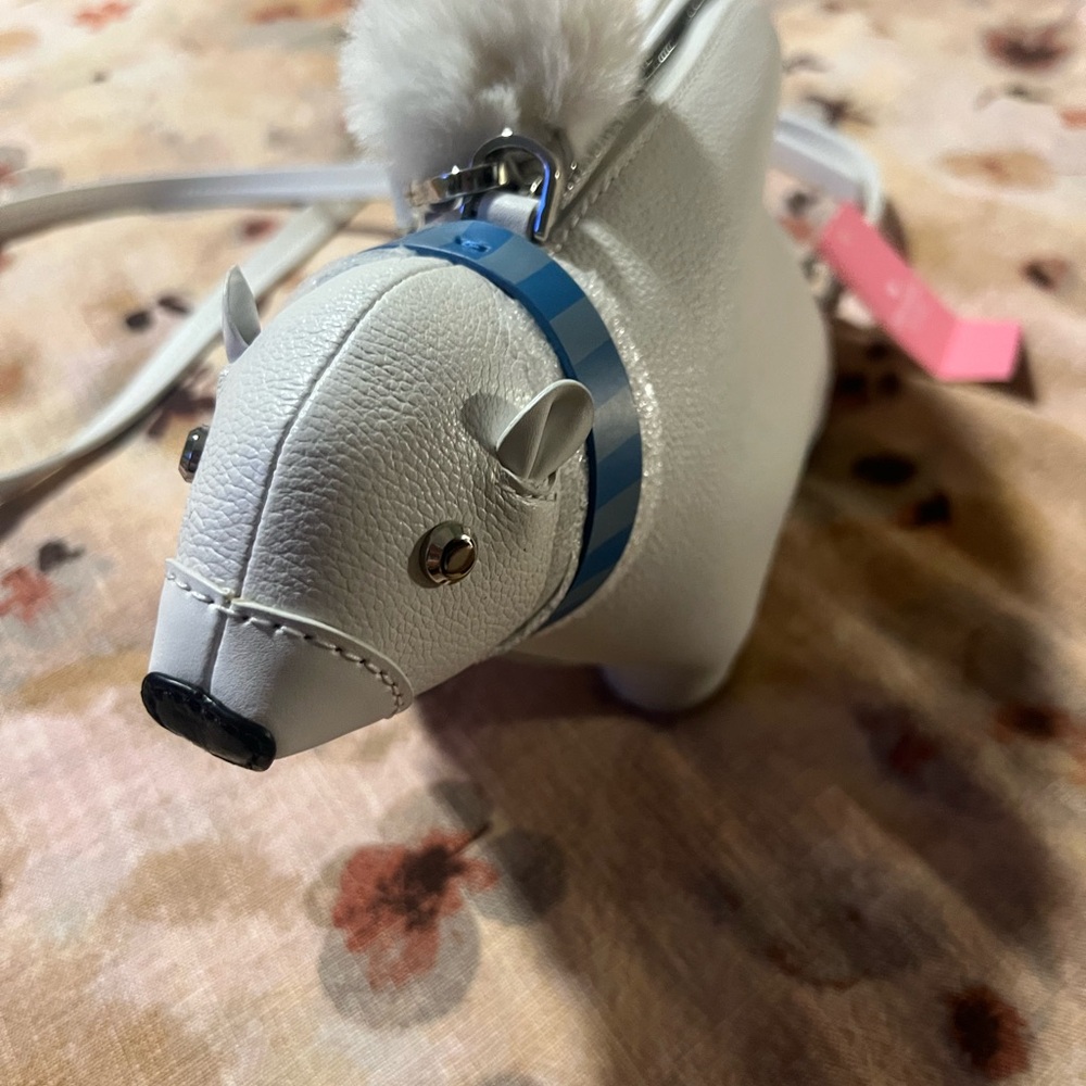 Kate Spade NWT White Polar Bear Crossbody Bag
